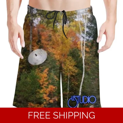 Le Studio Satallite Fall Beach Shorts